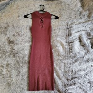 Say What? Sleeveless Bodycon Dress
